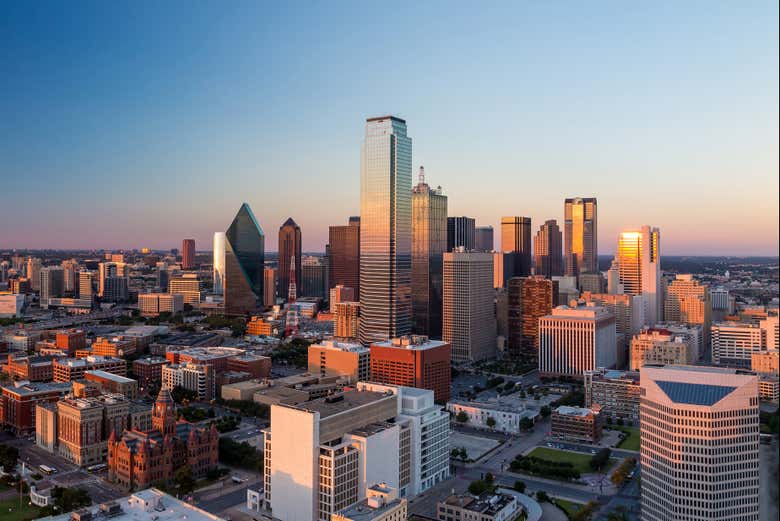 Vue panoramique sur Dallas