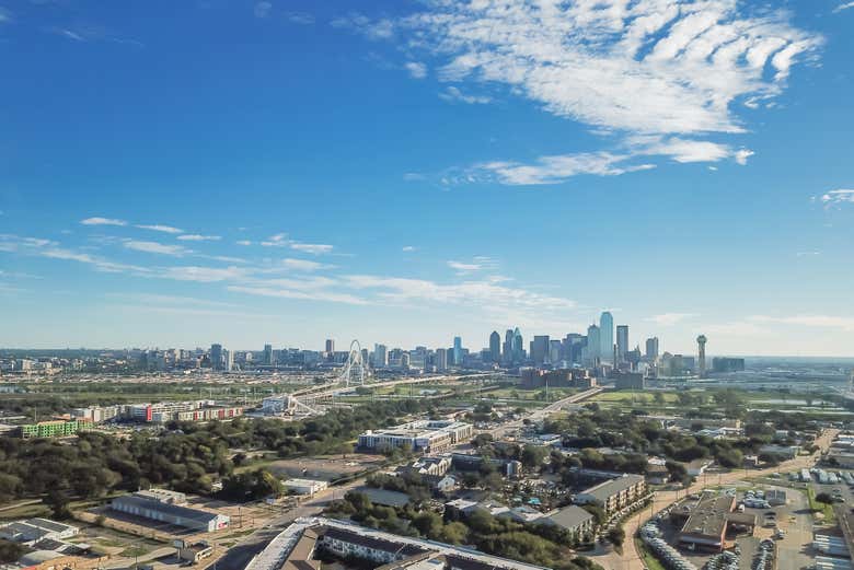 Vue panoramique sur Dallas