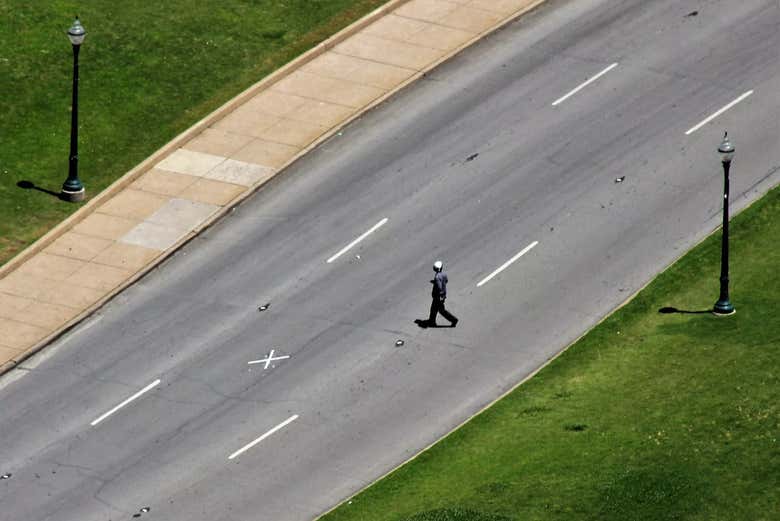 X en el lugar donde asesinaron a JFK