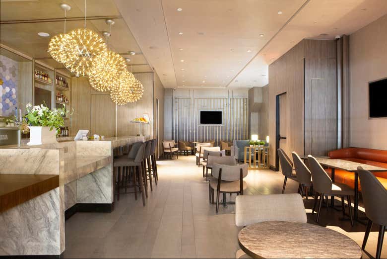 Plaza Premium Lounge o sala VIP del aeropuerto de Dallas