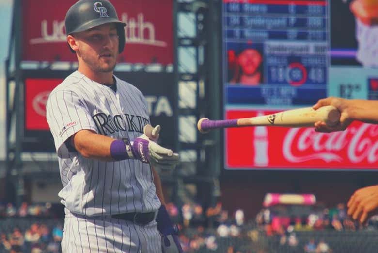 Uno de los jugadores de los Colorado Rockies