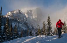 Balade en raquettes à neige dans les Montagnes Rocheuses