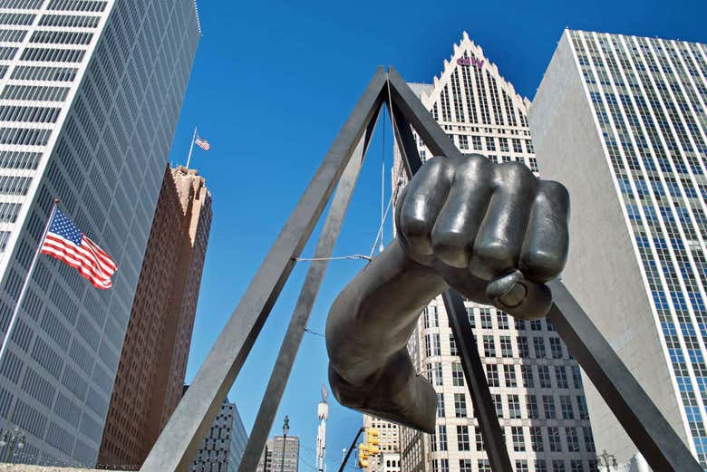 Monumento al pugile Joe Louis