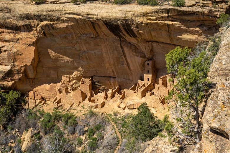 Um dos penhascos de Mesa Verde