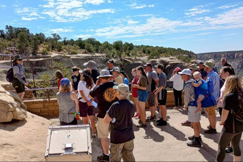 El grupo durante la excursión
