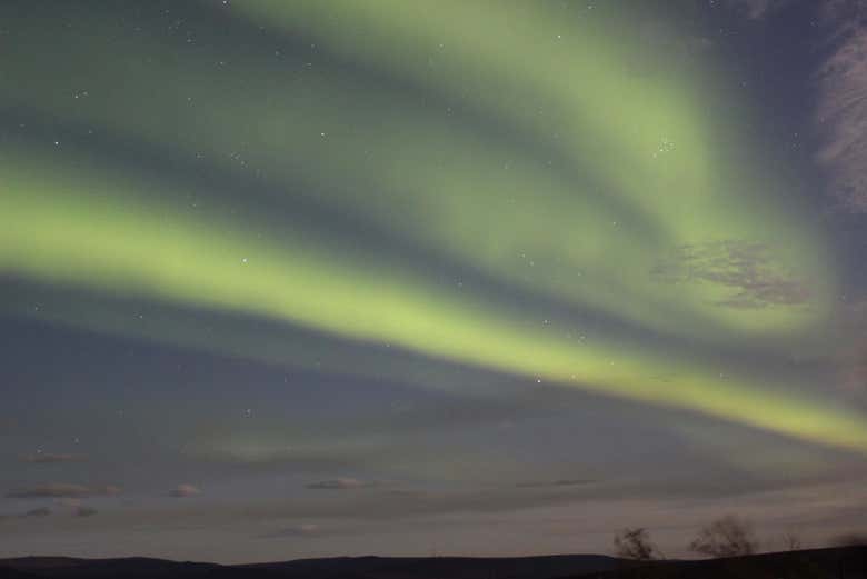 Aurores boréales à Fairbanks