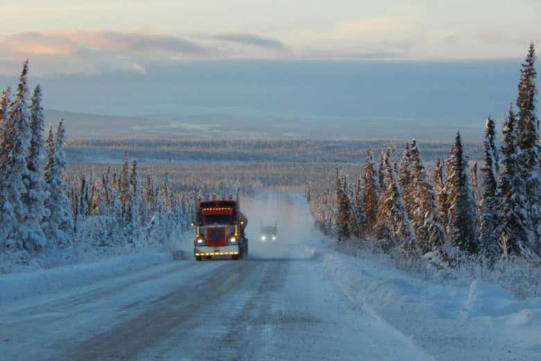 Les routes glacées de l'Alaska