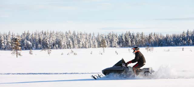 Paseo en moto de nieve por Fairbanks