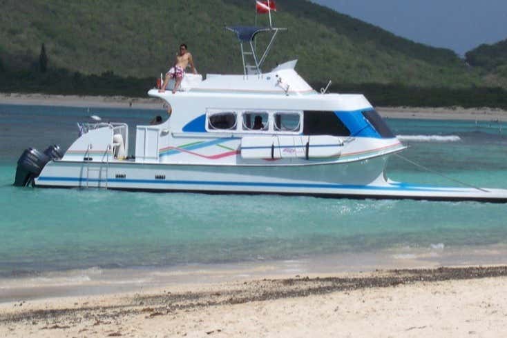 Catamaran pour aller sur l'Île de Culebra