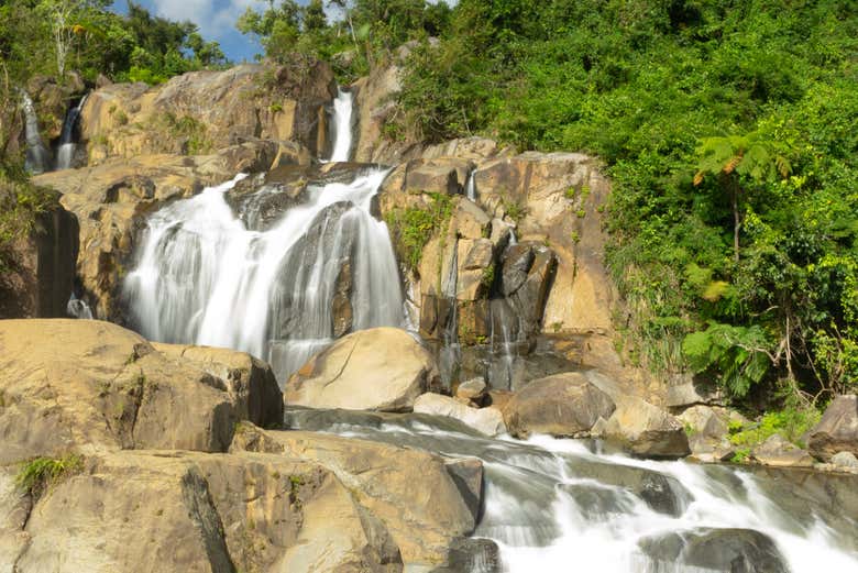 Il fiume Blanco si tuffa nel Charco El Hippie