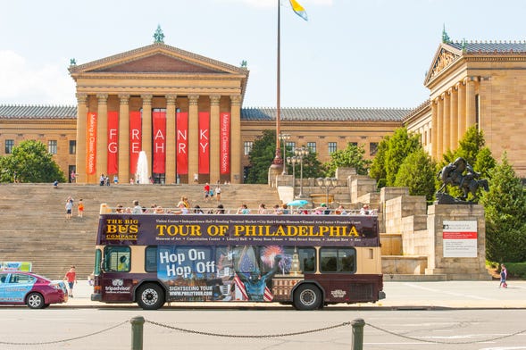 Ônibus turístico da Filadélfia