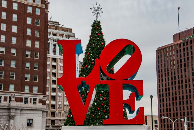 Pasaremos por el céntrico Love Park de Filadelfia