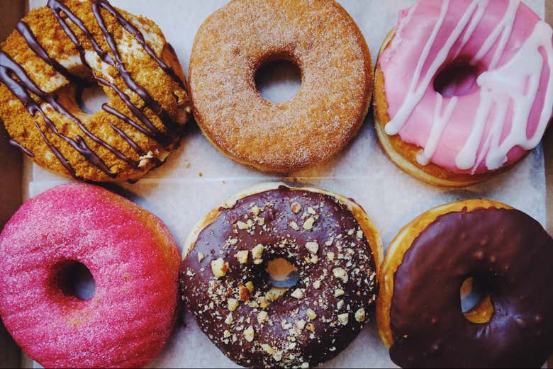 Enjoying the donut tour!