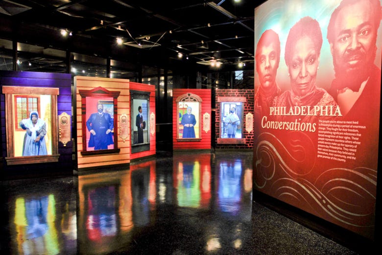 Exhibit in the African American Museum