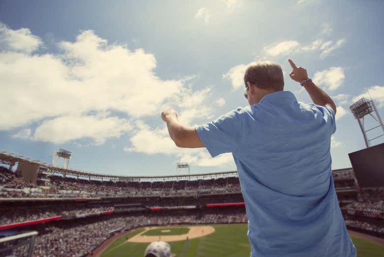 Disfrutando cada minuto del partido de los Philadelphia Phillies