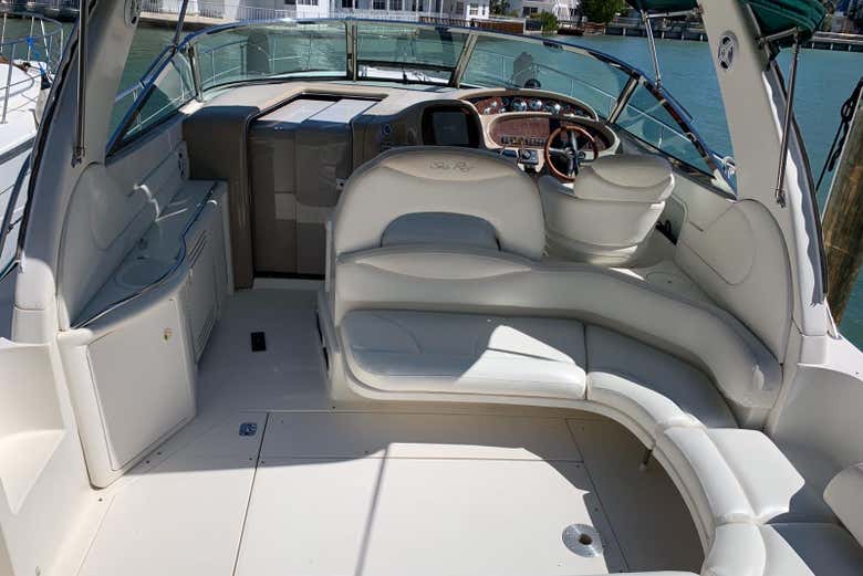 Deck of the boat