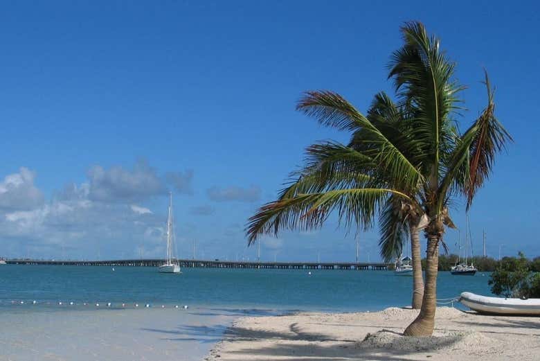 Una de las playas de Cayo Hueso