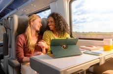 Trem de alta velocidade Brightline entre Fort Lauderdale e Miami