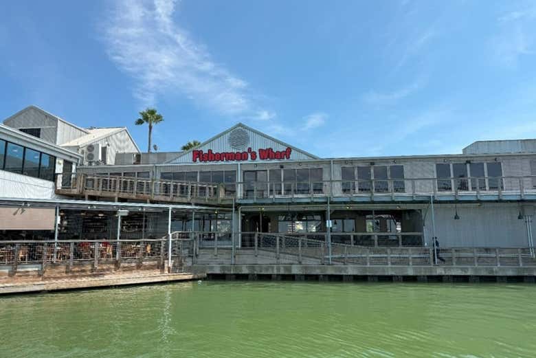 Los edificios de la costa de Galveston