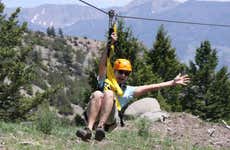 Tirolina en Yellowstone