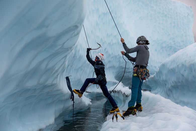 O glaciar Matanuska é um dos glaciares mais acessíveis do Alasca