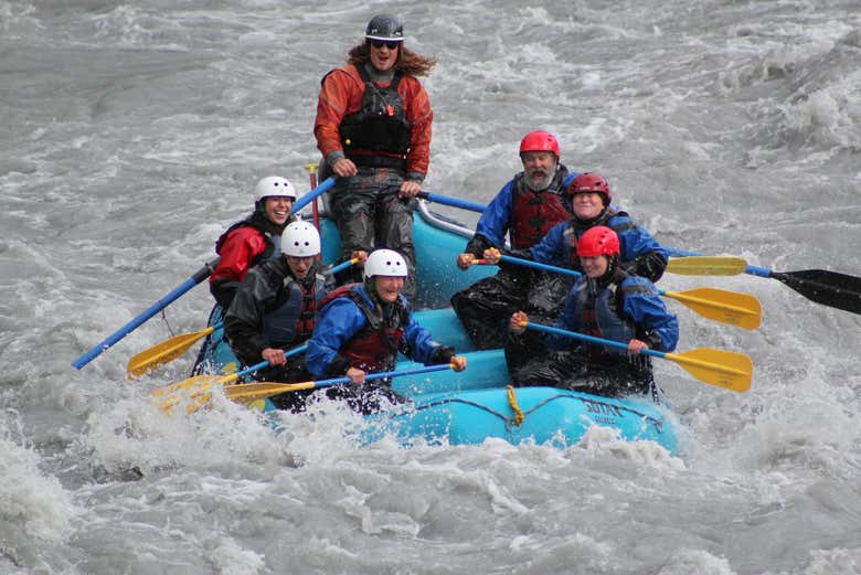 Surcando las aguas del río Matanuska