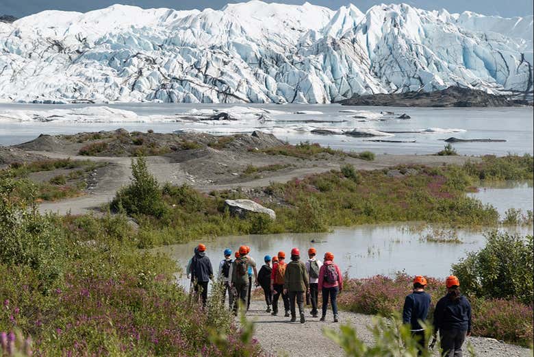 Llegando al glaciar Matanuska