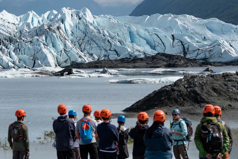 Disfrutando cada momento de la ruta por el glaciar Matanuska