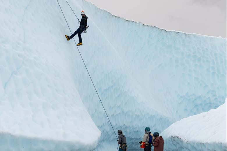 Paredes do glaciar Matanuska