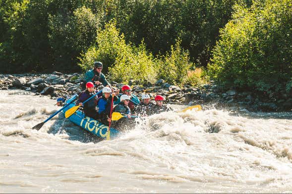 Rafting en el río Matanuska