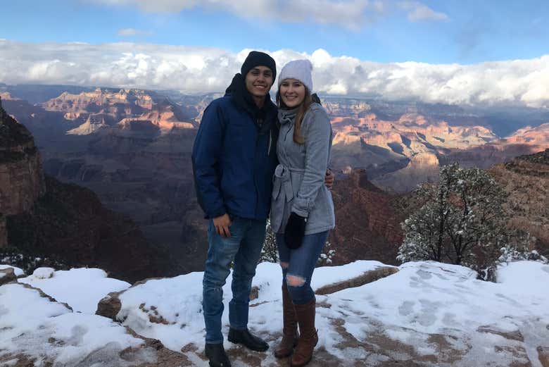 Disfrutando del Gran Cañón en invierno