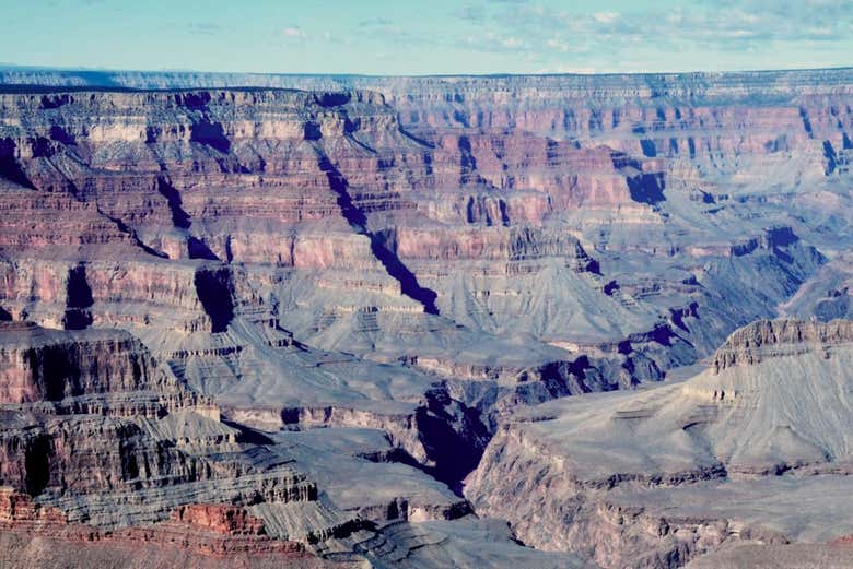 Voando sobre o Grand Canyon