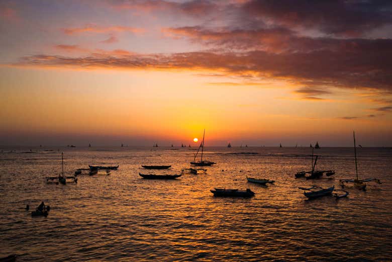 Entardecer em Waikiki