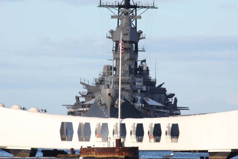 Um navio de guerra impressionante