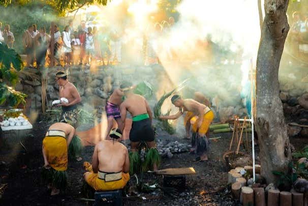 Cuisine au milieu de la forêt