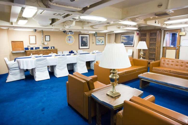 Interior do barco