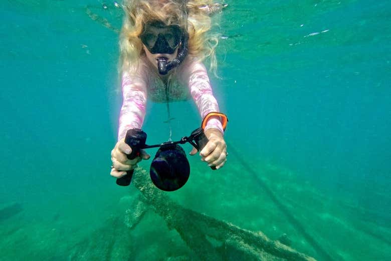 Power snorkel en Waikiki, Honolulu