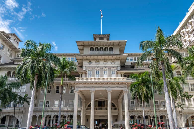 Fotografiando el hotel Moana Surfrider