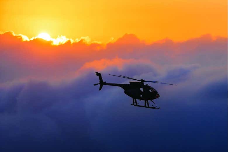 Passeio de helicóptero