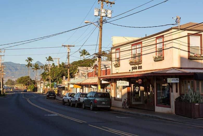 Povoado Paia em Maui