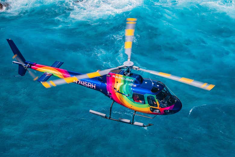 Passeio de helicóptero por Oahu