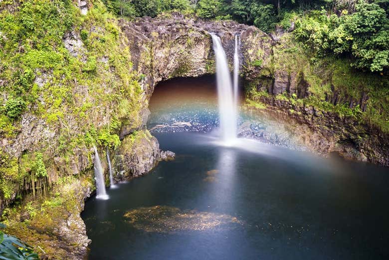 Vista aérea das cataratas