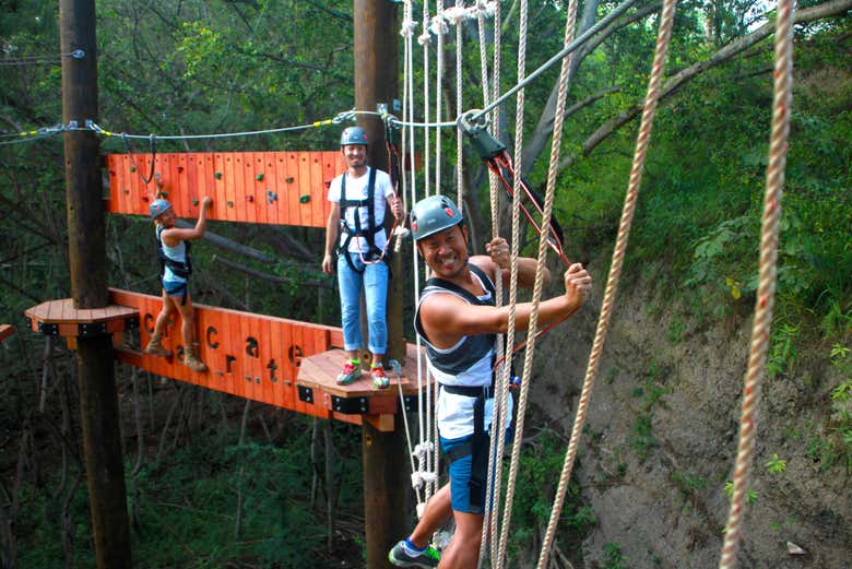 Escalando pelo ar