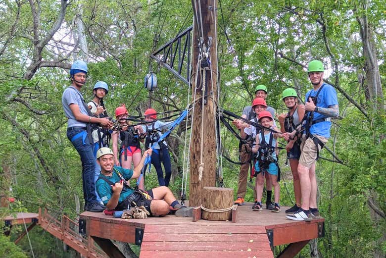 Gather your friends and family for a zipline adventure