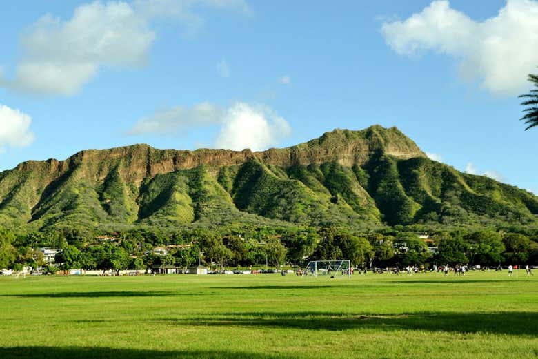 Vistas del volcán Diamond Head