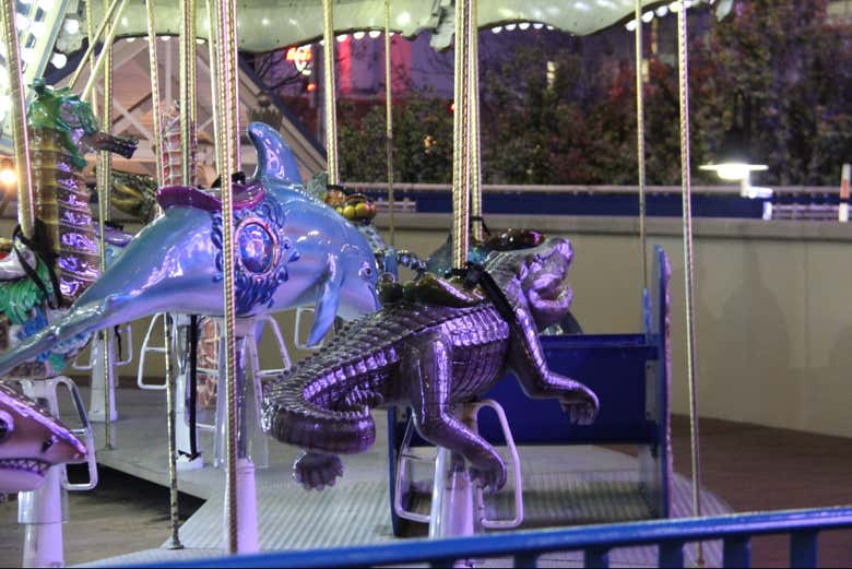 Carrossel do Downtown Aquarium Houston