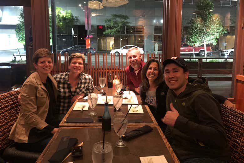 Pendant la visite gastronomique