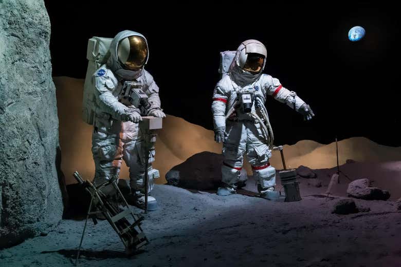 Astronautes au Centre spatial de Houston