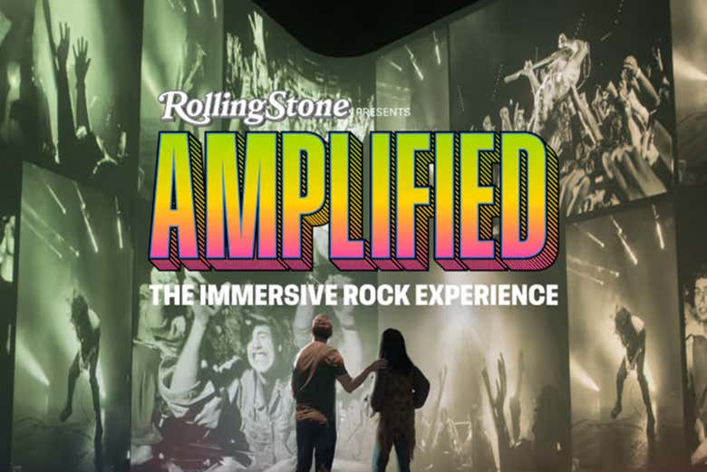 Cartel de Amplified, la exposición