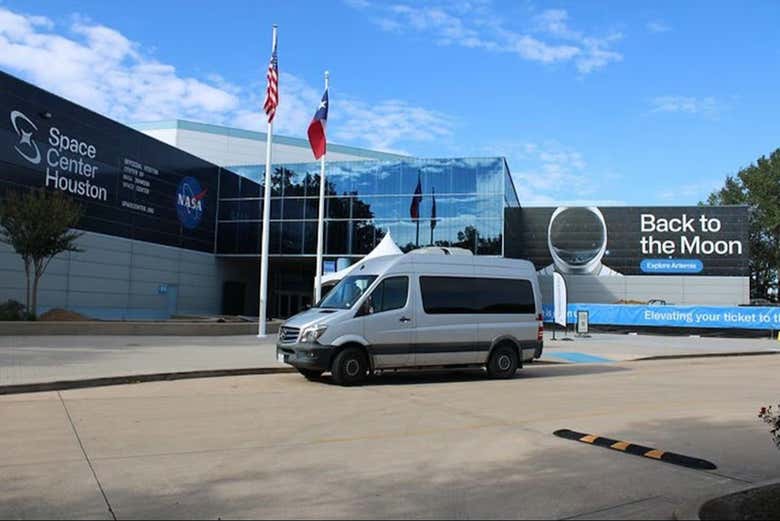 Minibus pour se rendre au Centre spatial de Houston